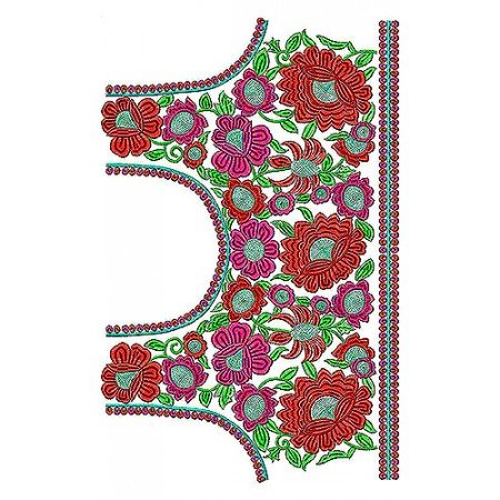 Boho Gypsy Sequin Fully Embroidery Design