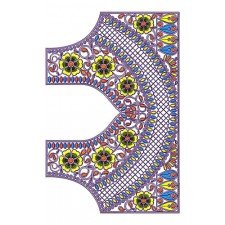 Kuwait Women Folklore | Designer Dress Embroidery Design