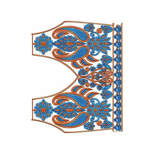 Bride Boho Gypsy Blouse Embroidery Design