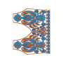 Bride Boho Gypsy Blouse Embroidery Design