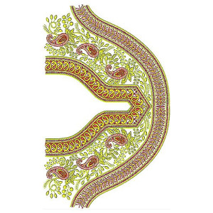 Boho Fashion Style Tunic Embroidery Design