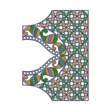 Cording Paisley Figure Blouse Design