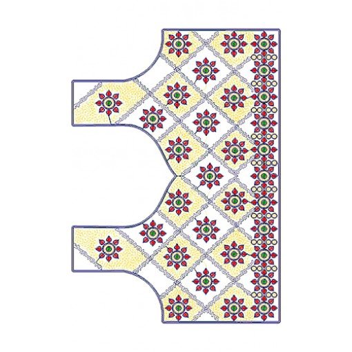Indian Styles Sari Blouse Embroidery Design