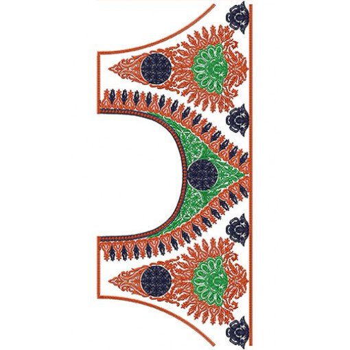 Ethnic Indian Embroidery Blouse Design
