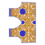 8308 Blouse Embroidery Design