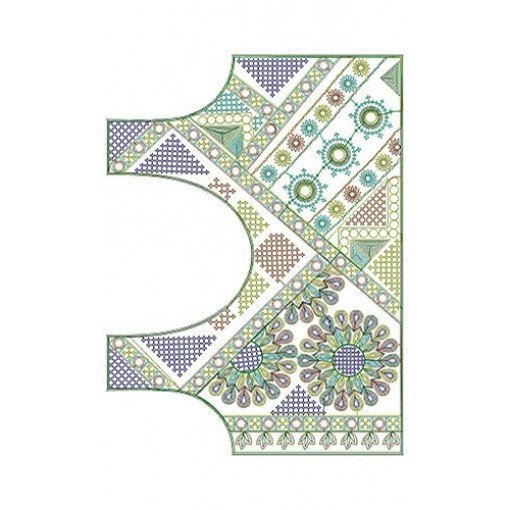 8396 Blouse Embroidery Design
