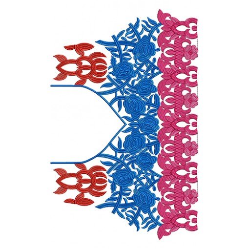 8865 Blouse Embroidery Design