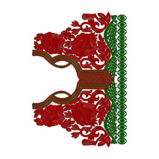 8866 Blouse Embroidery Design