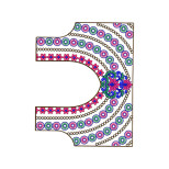 8936 Blouse Embroidery Design