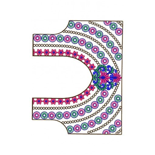 8936 Blouse Embroidery Design