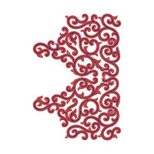 8937 Blouse Embroidery Design