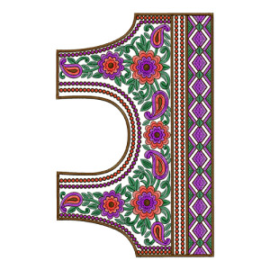 8941 Blouse Embroidery Design