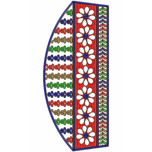 9087 Blouse Embroidery Design