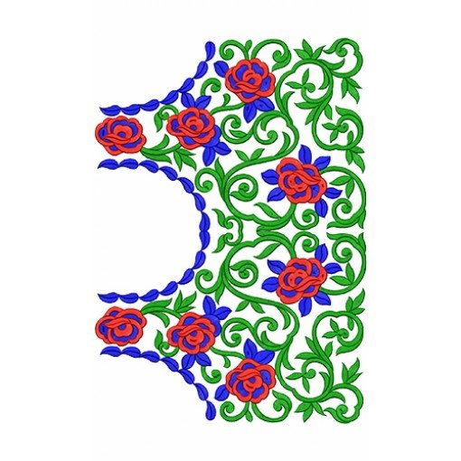 9311 Blouse Embroidery Design