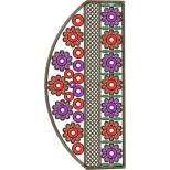 9313 Blouse Embroidery Design