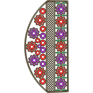 9313 Blouse Embroidery Design