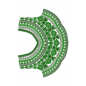 9452 Blouse Embroidery Design