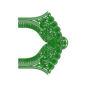 9456 Blouse Embroidery Design