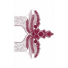 9566 Blouse Embroidery Design