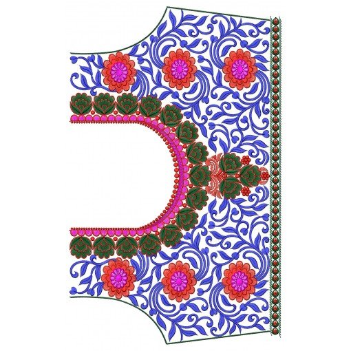 9570 Blouse Embroidery Design