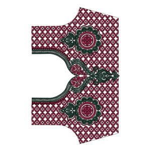 9653 Blouse Embroidery Design