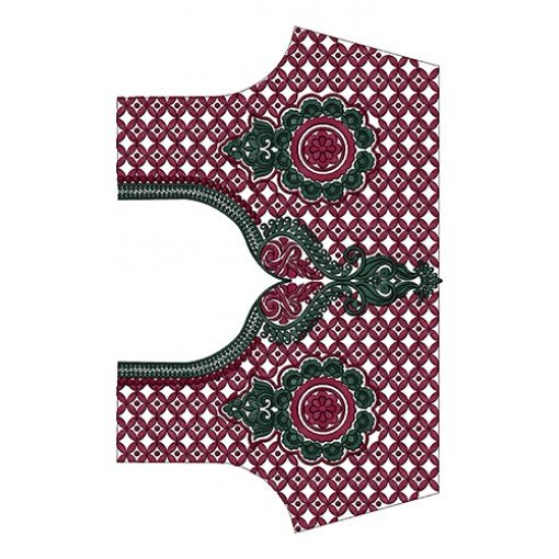 9653 Blouse Embroidery Design
