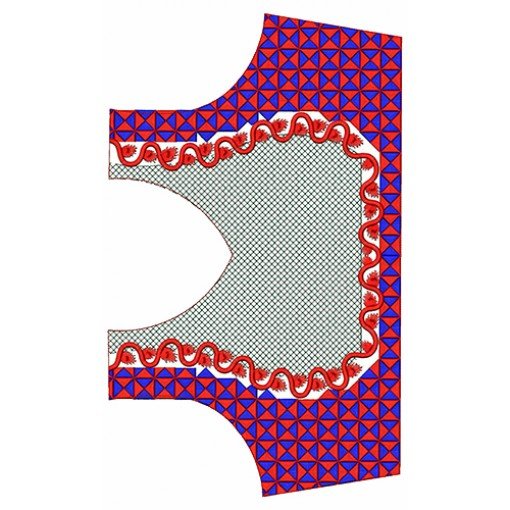 9659 Blouse Embroidery Design