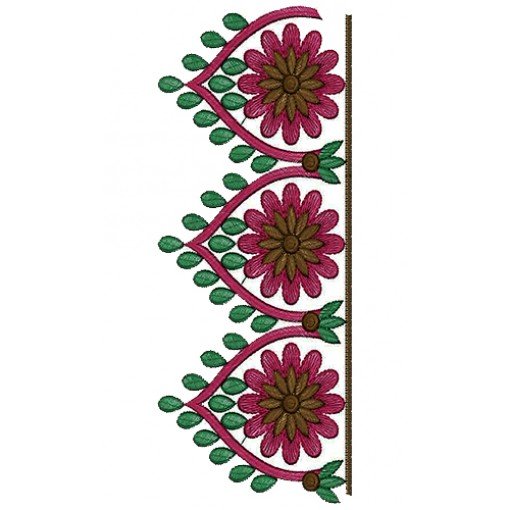 9661 Blouse Embroidery Design