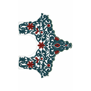 9662 Blouse Embroidery Design