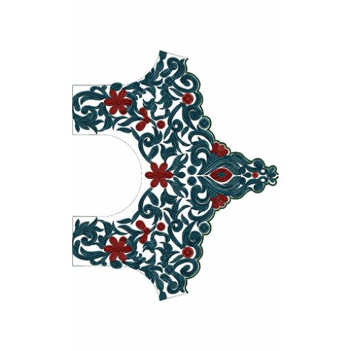 9662 Blouse Embroidery Design