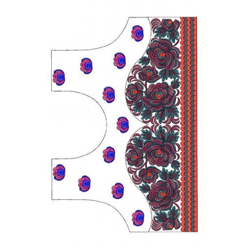 9759 Blouse Embroidery Design