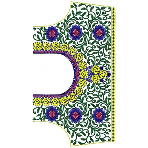 9760 Blouse Embroidery Design