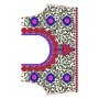 9843 Blouse Embroidery Design