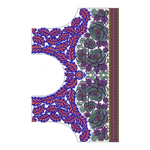 9890 Blouse Embroidery Design