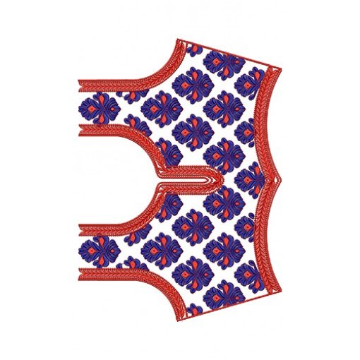 9892 Blouse Embroidery Design