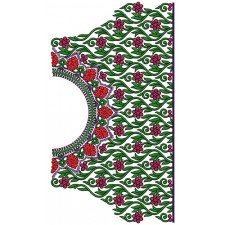 9896 Blouse Embroidery Design