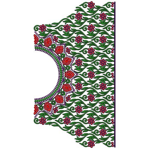 9896 Blouse Embroidery Design