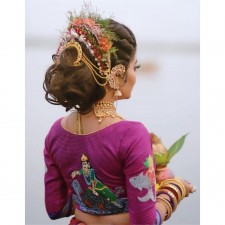 Ekvira Aai Embroidery For Blouse Ekvira Aai Embroidery For Blouse