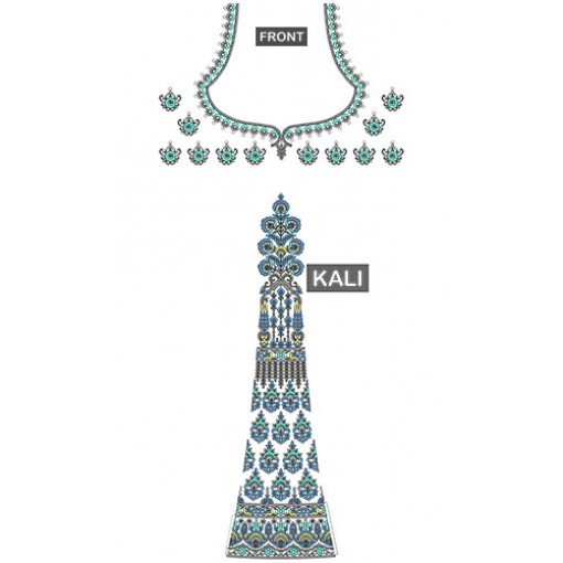 Exciting Faux Choli Embroidery Design 24647