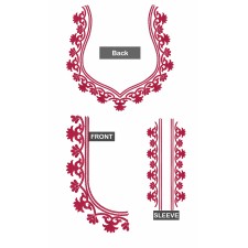 Only DST Indian wedding lengha Embroidery Design 21291