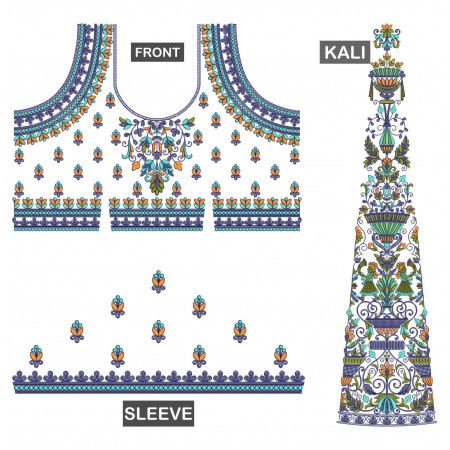 Net Lehengha Blouse Embroidery Design 24654