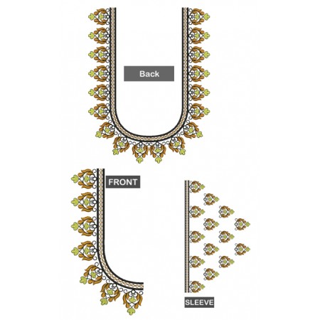 Only DST Tutorial Blouse Embroidery Designs 26314