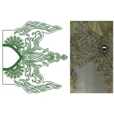 Blouse Embroidery Design 10999