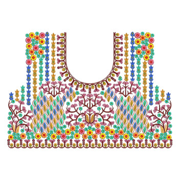Bridal Blouse Embroidery Design