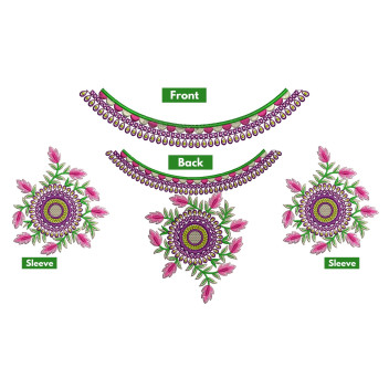 Embroidery Designs For Blouse Neck 26366