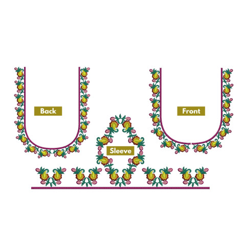 Embroidery Designs For Wedding Blouse 26362