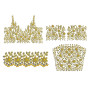 Elegant Floral Yoke Set Embroidery Design