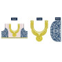 Regal Neck Zari Style Blouse Set Embroidery Design