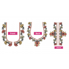 New Blouse Embroidery Design 26336 New Blouse Embroidery Design 26336