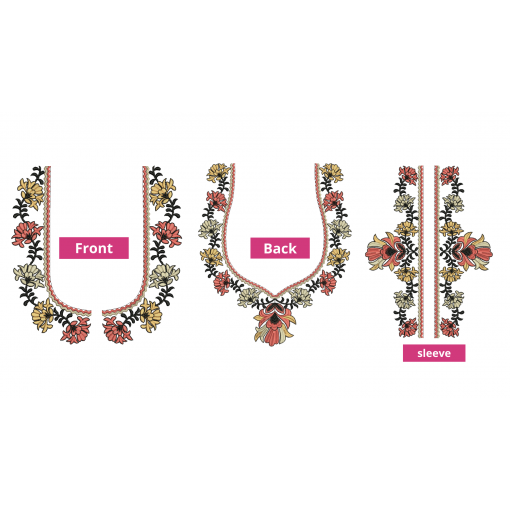 New Blouse Embroidery Design 26336 New Blouse Embroidery Design 26336